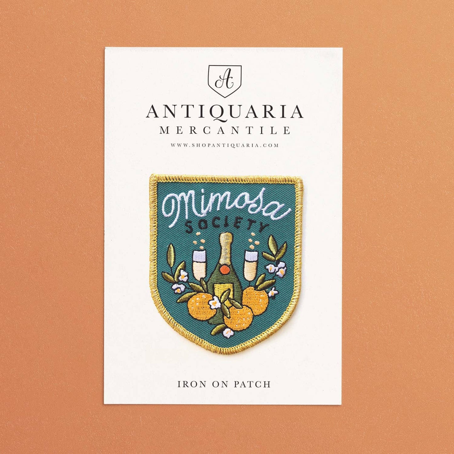 Mimosa Society Embroidered Patch