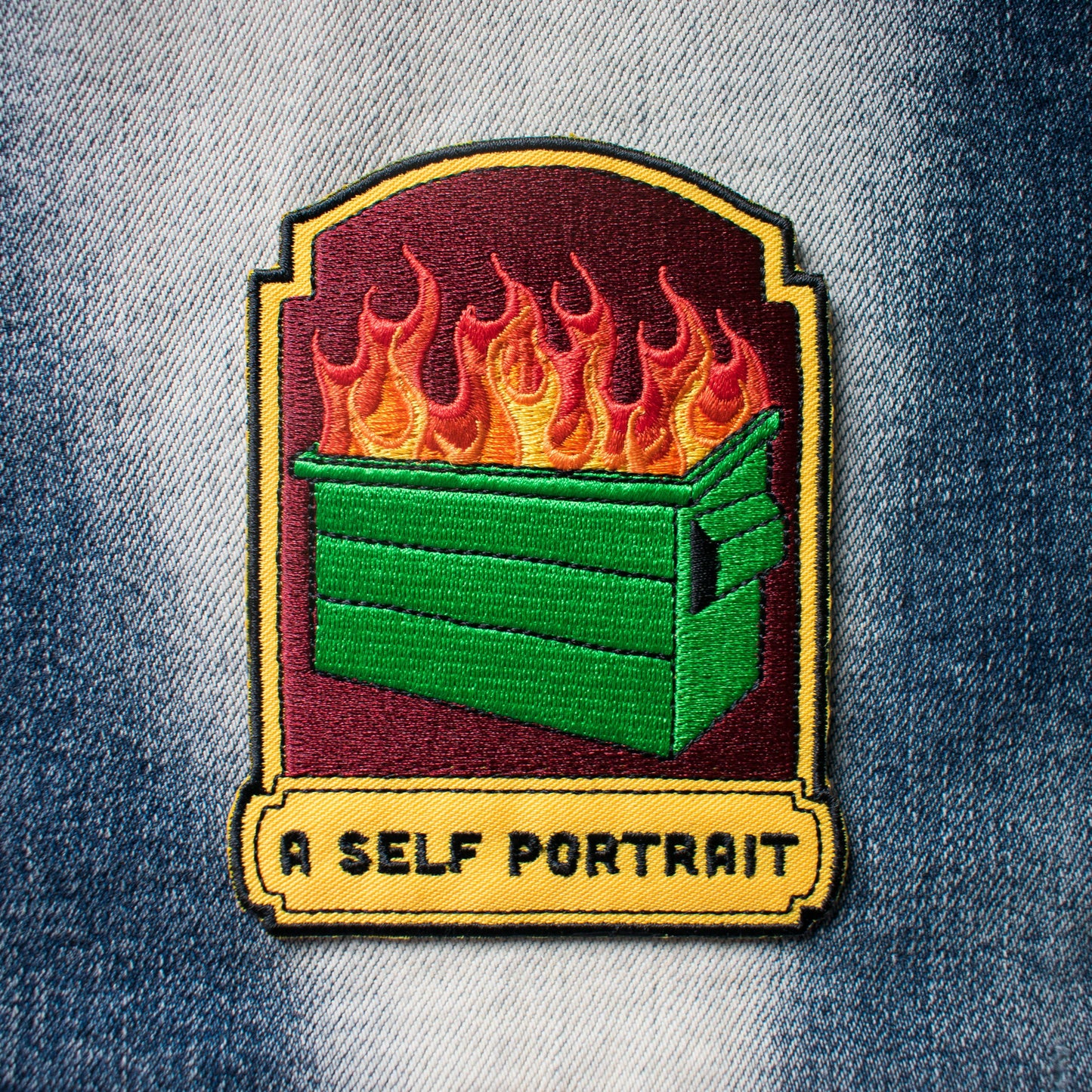 A Self Portrait Embroidered Patch