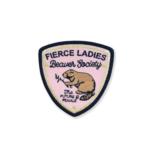 Beaver Society Embroidered Patch: Approx. 3"x3.25"